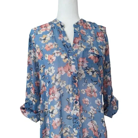 Kut From The Kloth Jasmin Chiffon Bloom Floral XL - Picture 4 of 7